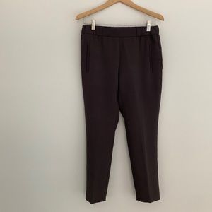 Crop grey-mauve Wilfred pants